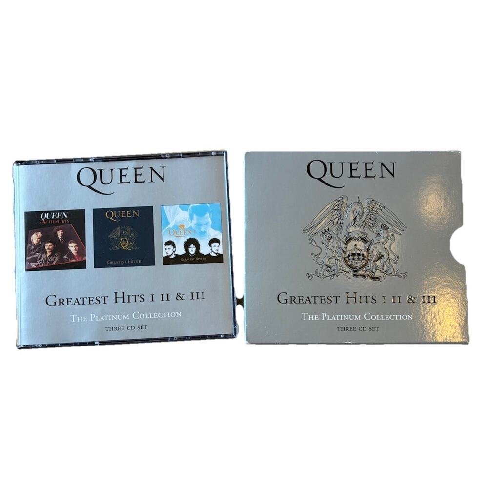Queen Greatest Hits 1,2, 3 The Platinum Collection Three CD Set Rock 70s 80s - Picture 2 of 10